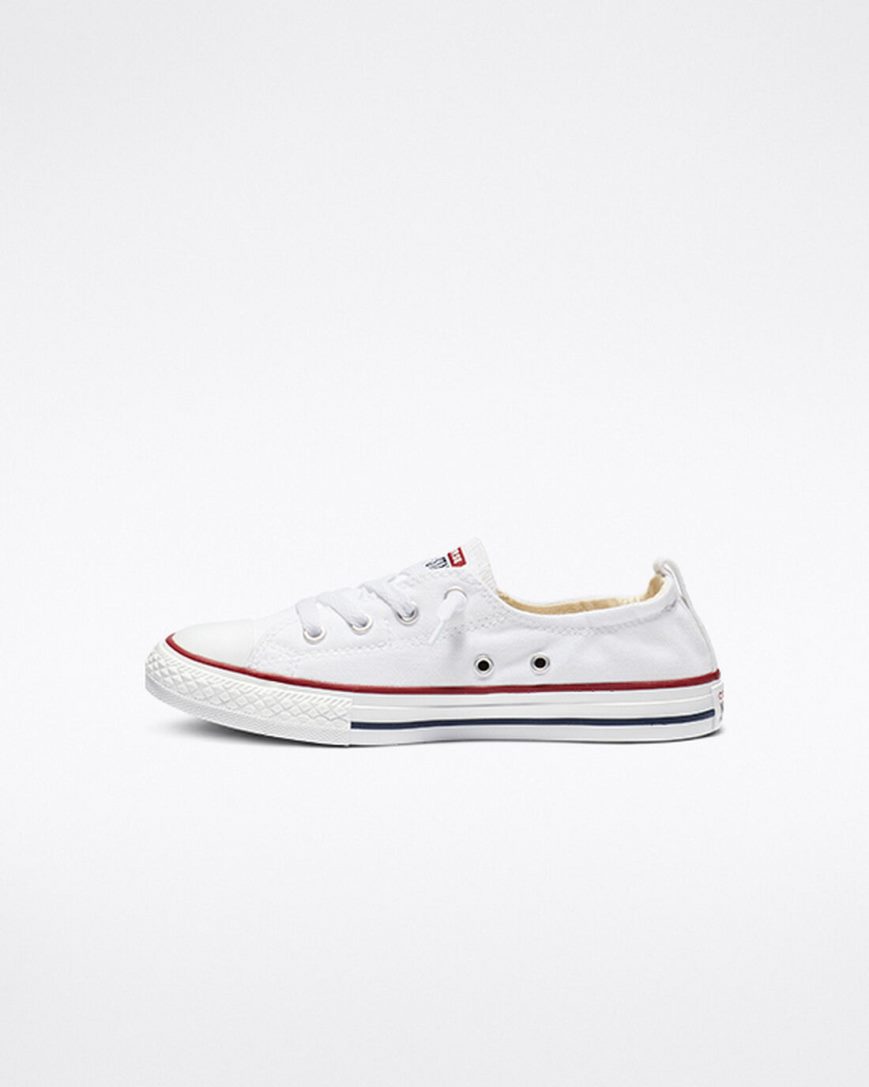 Slip On Tenisky Converse Chuck Taylor All Star Shoreline Dievcenske Biele | SK ZYCS51